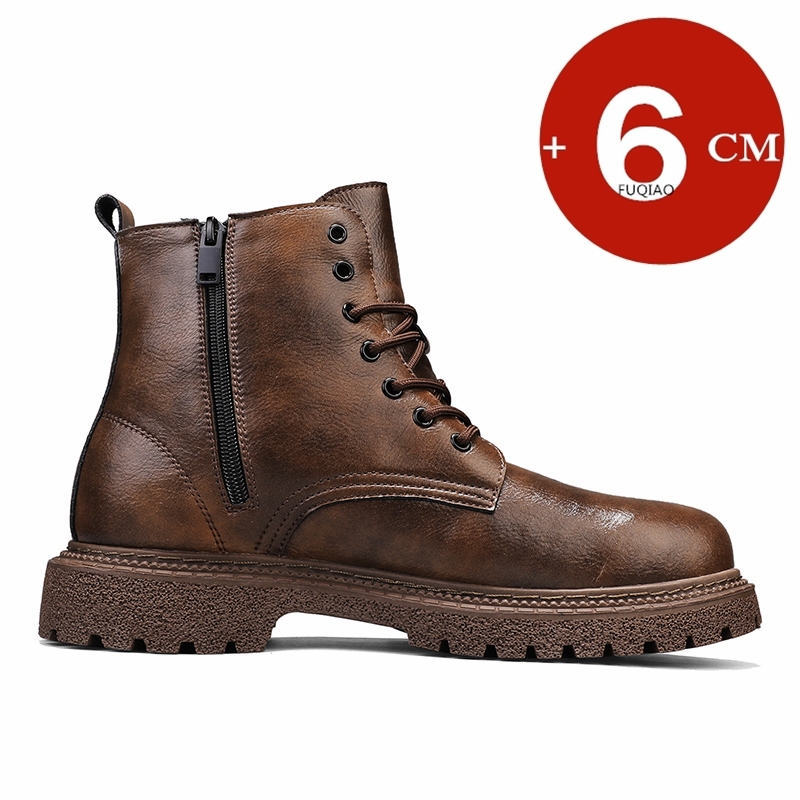 Sepatu Boots Pria Penambah Tin - Men'S Shoes With Height Increase ulasan dan harga