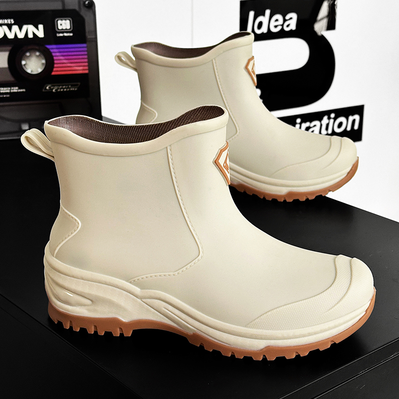 Sepatu Bot Hujan Pria Tahan Au - Men'S Shoes Water Resistant ulasan dan harga